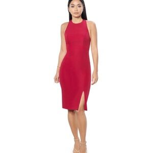 NWT Dress the Population Size Medium Emme Garnet Red Dress